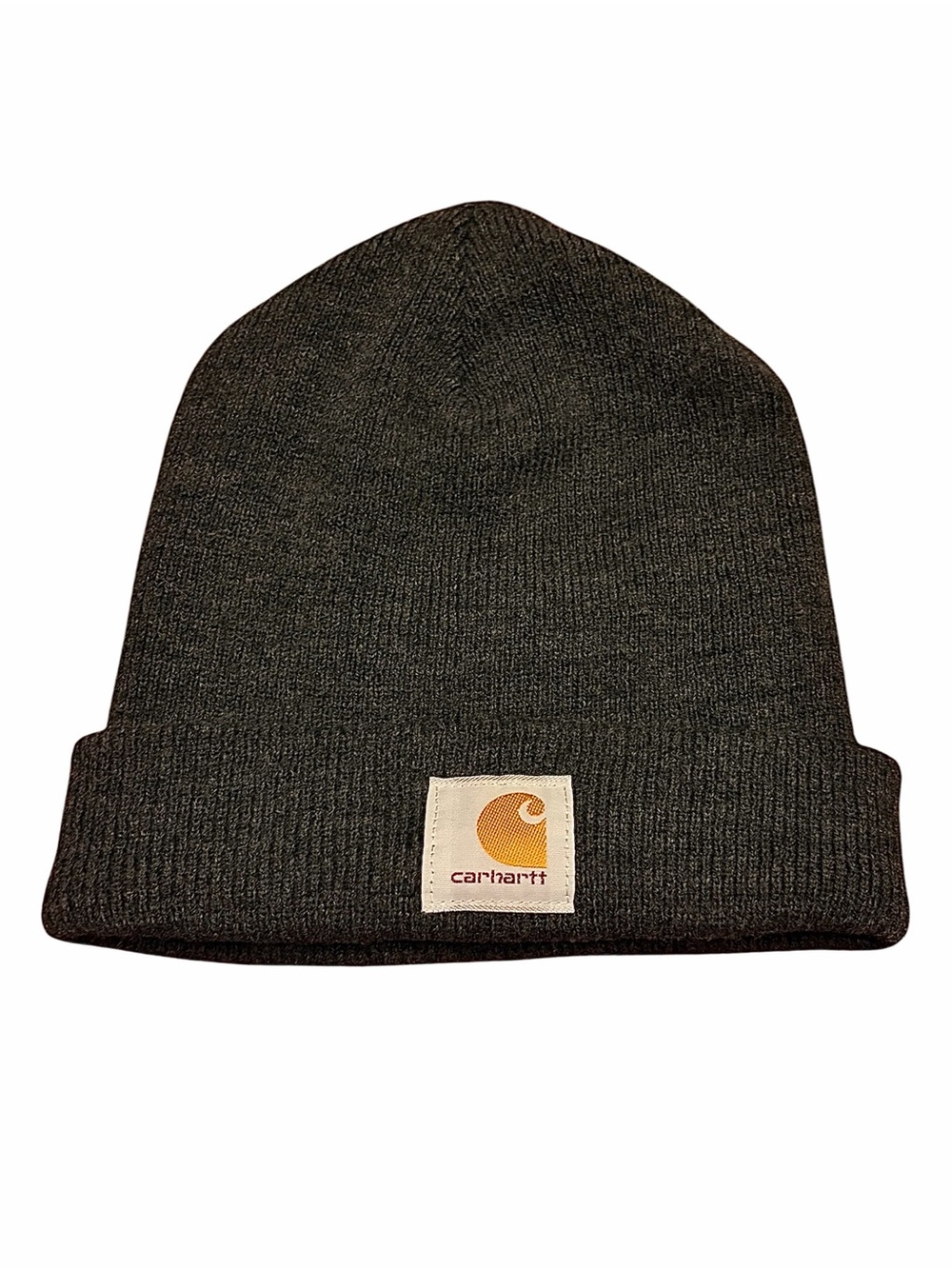 Carhartt Iconic A18 Adult Unisex Coal Heather Acrylic Knit Hat